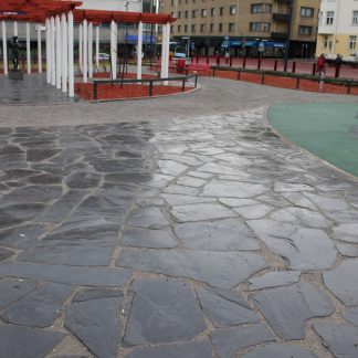Oriveden musta verhouskivi XL